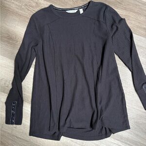 Canon Women's Charcoal Long Sleeve Top